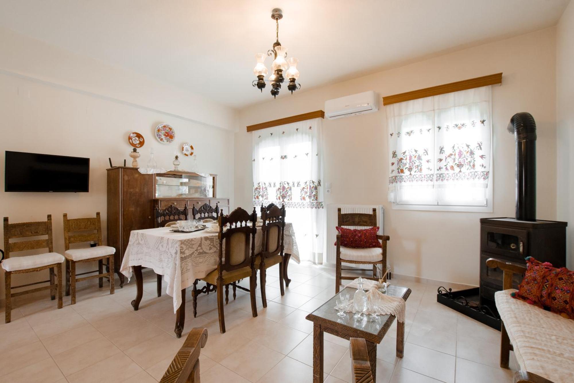 Prasini Folia - Apartment Ida อาโนเยีย ภายนอก รูปภาพ