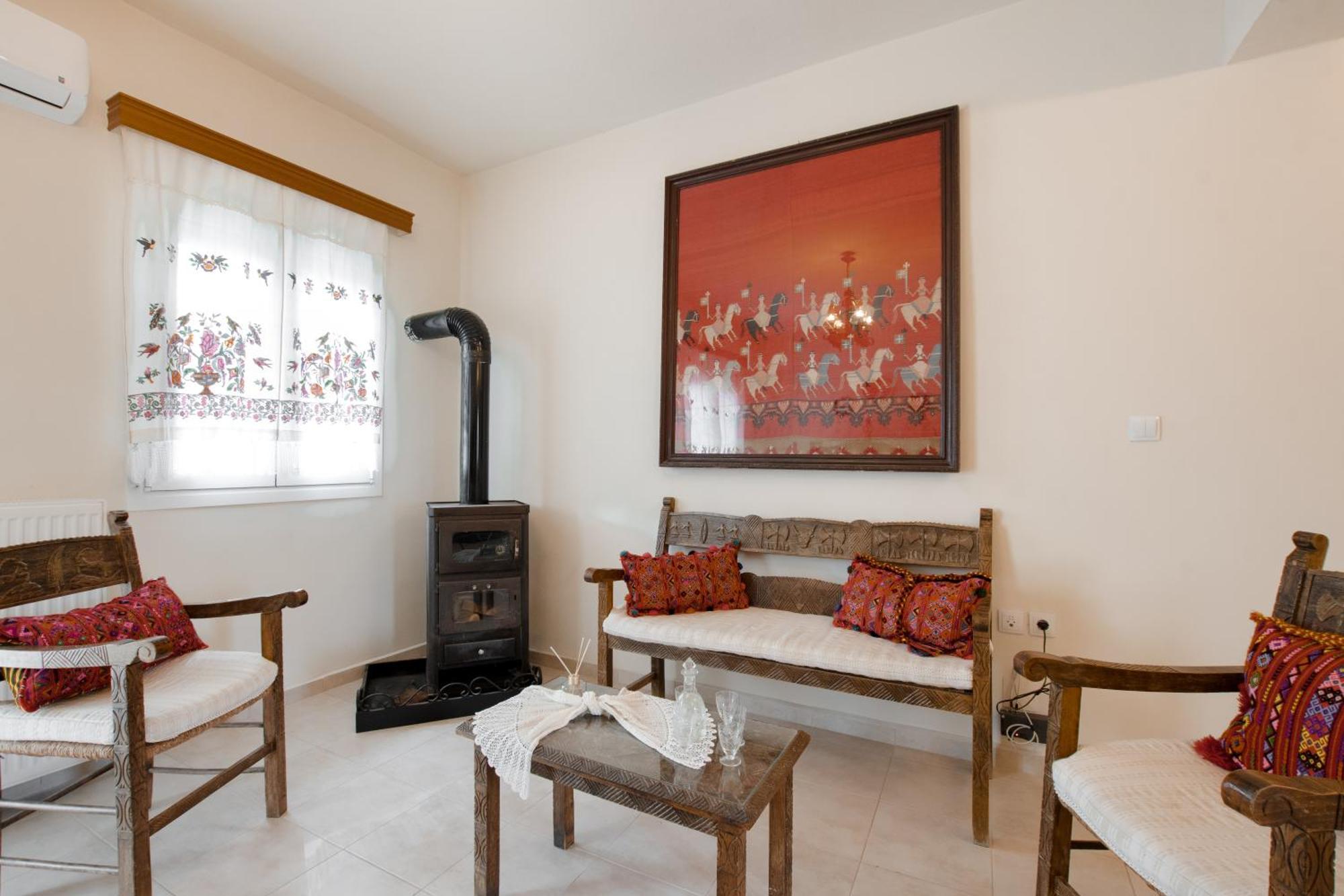Prasini Folia - Apartment Ida อาโนเยีย ภายนอก รูปภาพ